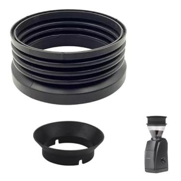 Imagem de OYSTERBOY 2 peças de substituição de fole de silicone durável de grau alimentício de dose única compatível com moedor de café Baratza Encore/Encore ESP/Virtuosa+ para Zero Rentention sabor puro