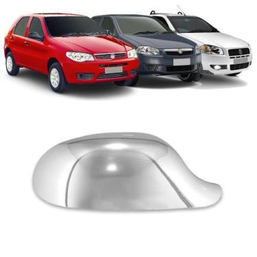 Imagem de Aplique Cromado para Capa Retrovisor Palio Siena G3 G4 2012 a 2016 Str