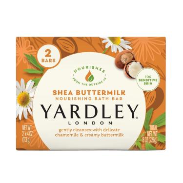 Imagem de Sabonete Yardley London Shea Buttermilk para pele sensível 125g 2 unidades