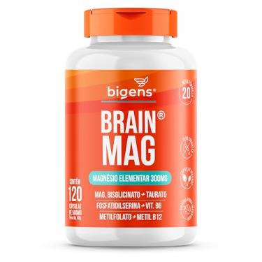 Imagem de Magnésio bisglicinato e taurato com vitamina B6, metilfolato (B9) e metilcobalamina (B12), 120 cápsulas, Bigens