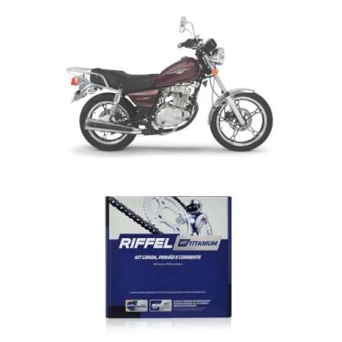 Imagem de Kit Relação Transmissão Riffel 91049 Intruder 125 2012-17