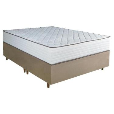 Imagem de Colchão Queen Molas Ensacadas Privilege + Base 158x198x67 - Bom Pastor