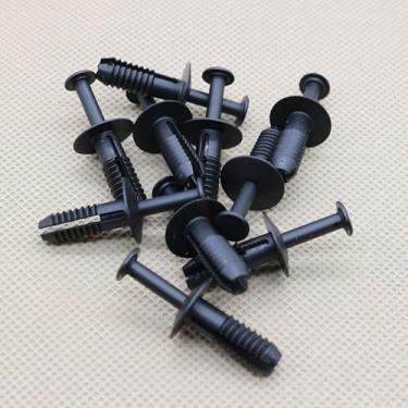 Imagem de DZMZL Capa de para-choque dianteiro traseiro clipe de retenção tipo pressão rebite para BMW 51111964186 51-11-1-964-186 Qtde 10