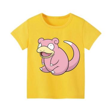 Imagem de Camiseta Feminina Pokémon Slowpoke - Manga Curta em Algodão Puro, 1202