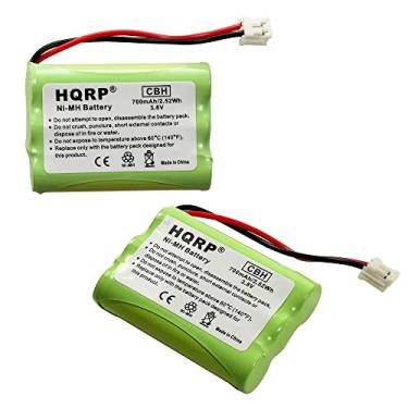 Imagem de HQRP Pacote com 2 baterias de telefone compatíveis com Vtech 80-0099-00-00, 5822, ia5849, i6720, i6764, i6772, i6786, i6822, mi6822, mi6862, mi6873, mi6877, mi68855. , mi6888 9, substituição de