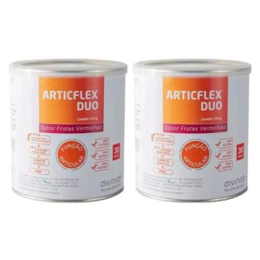 Imagem de Kit C2 Articflex DUO Frutas Vermelhas Colágeno 330g Divinitè - Nutraco