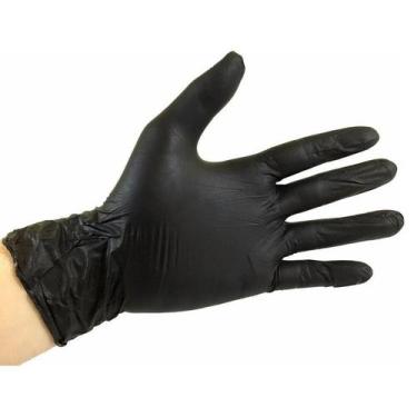 Imagem de Luva Nitrílica Preta Tamanho G (unidade) Unigloves