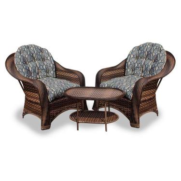 Imagem de Conjunto De Poltronas 2 Poltronas + 1 Mesa Centro