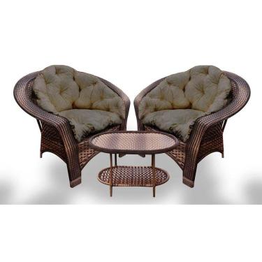 Imagem de Conjunto De Poltronas 19 2 Poltronas + 1 Mesa Centro Fendi