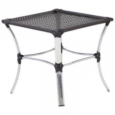 Imagem de Mesa De Centro Garden Em Alumínio E Fibra Trama Original Preto