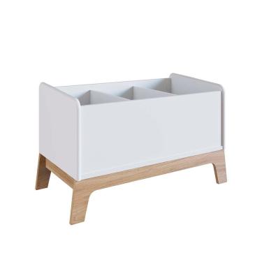 Imagem de Caixa Com 3 Repartições Para Brinquedos Branco Lightyear Shop Jm
