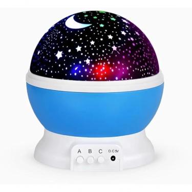 Imagem de Luminária Projetor Estrelas 360º Abajur Star Master