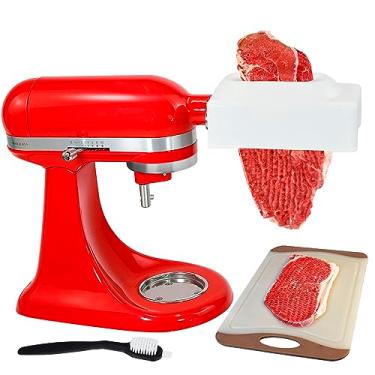 Imagem de MROTIGRIL Acessório Para Amaciador De Carne Elétrico Todas As Batedeiras Kitchenaid, Corte Cubos Com Engrenagens Aço Inoxidável, Ferramenta