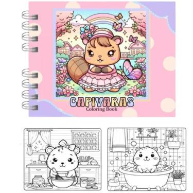 Imagem de Livro Bobbie Goods Capivara com Capa Dura, 50 Páginas de Desenho para 