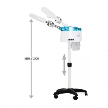 Imagem de Vaporizador Umidificador Elétrico Profissional Spa Ozônio Névoa Facial
