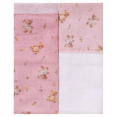 Imagem de Toalha Fralda com 02 Unidades Baby Joy Fábula