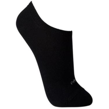 Imagem de Meia Sapatilha Algodão Lupo invisível - unidade, Preto, 30 a 35