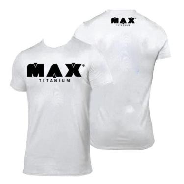 Imagem de Camiseta Max Titanium Masculina De Academia, Preto, M