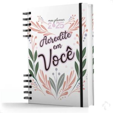 Imagem de Planner Visão Semanal e Mensal Capa Dura Acredite em Você - NISTI PRIN