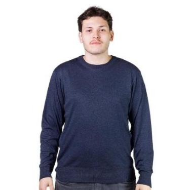 Imagem de Suéter Tricôt Masculino Broken Rules 598030 Azul-Masculino