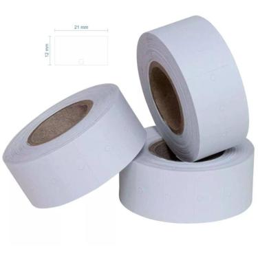 Imagem de Etiqueta p/Preço Mx 5500 21x12 C/1000 Branco 10 rolos