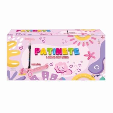 Imagem de Patinete Infantil Rosa Menina Com Luz De Led