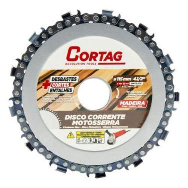 Imagem de Disco Com Corrente Motosserra 115mm Cortag