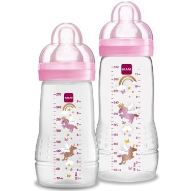 Imagem de Kit Mamadeira Mam Easy Active Set 2+ Meses 270ml e 330ml Rosa 2 Unidad