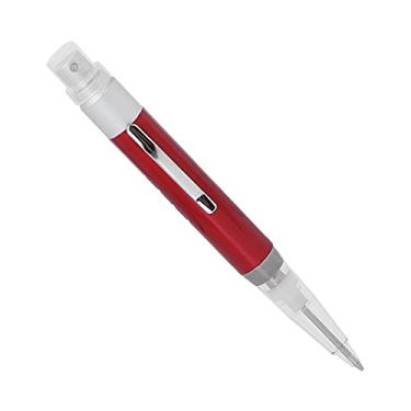 Imagem de Ymiko Mini Garrafa de Perfume, Garrafas de Spray de Perfume de Plástico 2 -in -1 1 Caneta de Esfero (Vermelho)
