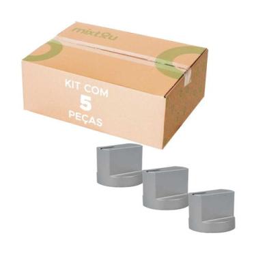 Imagem de 5x Knob P/ Pedal Guitarra Baixo C/ Parafuso - Akn-19 Branco - PIX, 075