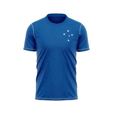 Imagem de Camisa Cruzeiro Basic Ser - Masculino - Braziline, GG, Azul