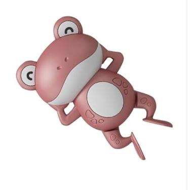 Imagem de Brinquedo de Banho Sapinho para Bebê – Nadador Divertido, Educativo e Seguro para Bebês, Estimula Coordenação Motora, Design Colorido e Resistente (Rosa)
