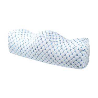 Imagem de Ｂｅｓｇａ Almofada para descanso de pernas reclinável, ergonômico, multifuncional, confortável e resistente, almofada para apoio de pés macia para sofá, Azul