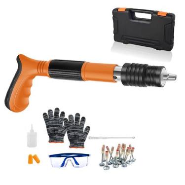 Imagem de Pistola de Fixaçao Finca Pino Rebitadeira EPI Segurança Açao Direta Ge