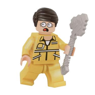 Imagem de Brinquedo Boneco Bloco De Montar Roblox Compatível Com Lego - Golden Suit