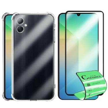 Imagem de Película de Cerâmica + Capa Capinha Case Para Galaxy A06 Nanogel Não Quebra