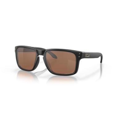 Imagem de Óculos de Sol Oakley Polarizado Holbrook 0OO9102 9102D7 Tam 55 / Preto Fosco - Lentes Prizm Tungsten Polarized
