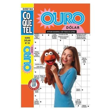 Imagem de Palavras-Cruzadas Diretas Coquetel Ouro Dólar 55 - Vol. 55
