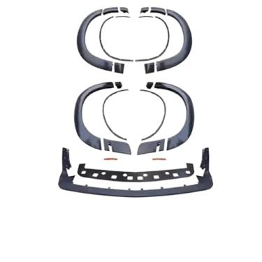 Imagem de Kit de carroceria para para-choque dianteiro e traseiro compatível com Dodge Challenger, Demon Hellcat modificado, roda, sobrancelha, capô(Wheel eyebrow a)