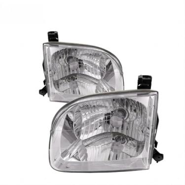 Imagem de Lâmpada de neblina esquerda direita LED luz diurna frontal LED conjunto de farol lâmpada de canto ampla compatível com Sequoia 2001-2004 811500C02 (direita)