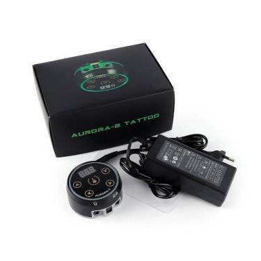 Imagem de Fonte de Alimentação para Tatuagem Aurora 2 - Tela LCD Dupla para Máqu