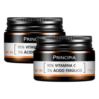 Imagem de Kit 2 Vitamina Principia VC-95 Vitamina C e Ácido Ferúlico 10g