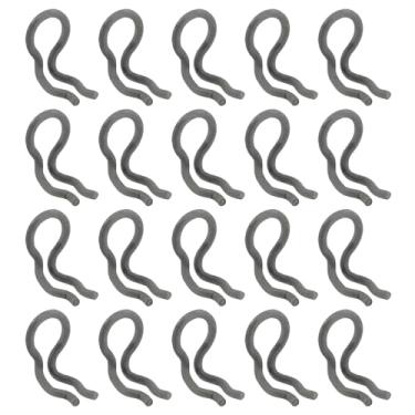 Imagem de CChiai 20 peças de pinos divididos de pastilha de freio de aço inoxidável, anel de retenção de pinça de bicicleta, clipes de mola de substituição, parafusos de eixo de freio a disco antiperda