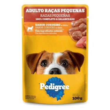 Imagem de Ração Úmida Pedigree Sachê Sabor Cordeiro ao Molho para Cães Adultos R