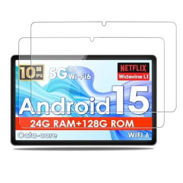 Imagem de NOUKAJU Protetor de tela para tablet MENTUME K80/K70/K50/K30 de 10 polegadas, vidro temperado HD, dureza 9h, arranhões, antiimpressão digital, protetor de filme de vidro temperado para tablet MENTUME