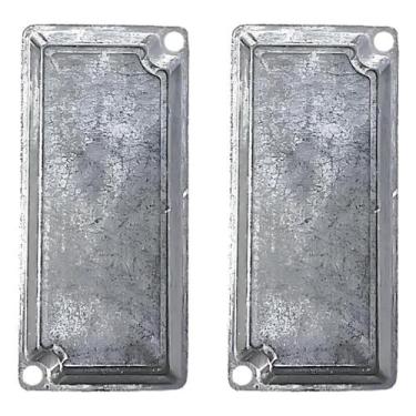 Imagem de 2 Tampa Cega P/condulete Fixo 1 Polegada Alumínio Sieg