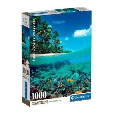 Imagem de Puzzle 1000 Peças Paraíso de Verão - Clementoni 39931