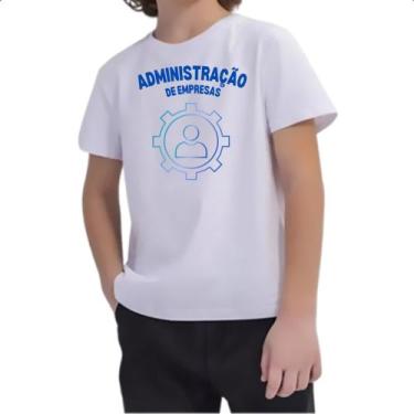 Imagem de Camiseta Infantil Administracao Empresas - Alearts, 2