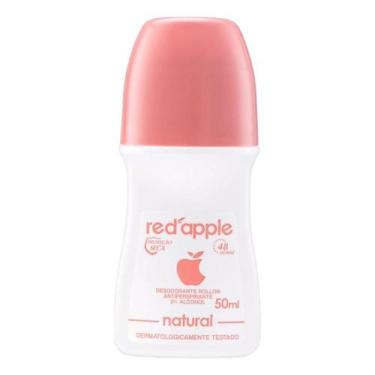 Imagem de Desodorante Roll On Red Apple Feminino Natural Rosa 50ml