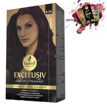 Imagem de Coloracao 8.26 Haskell Excllusiv Color Pratic Marsala